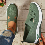 Henriette Vauclaire | Lightweight Knit Slip-On Sneakers for Women