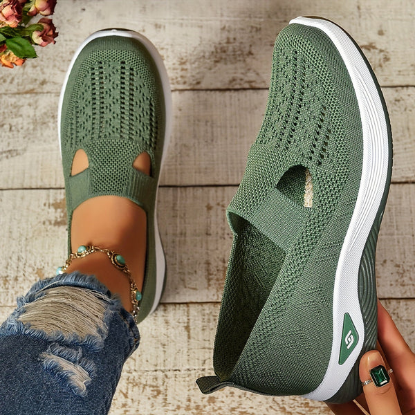 Henriette Vauclaire | Lightweight Knit Slip-On Sneakers for Women