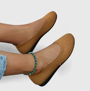 Harriet Lonsdale | Black Knit Ballet Flats with Ergonomic Sole