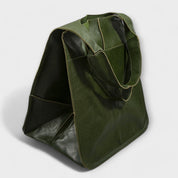 Cordelia Ashworth | Spacious Black Faux Leather Tote Bag