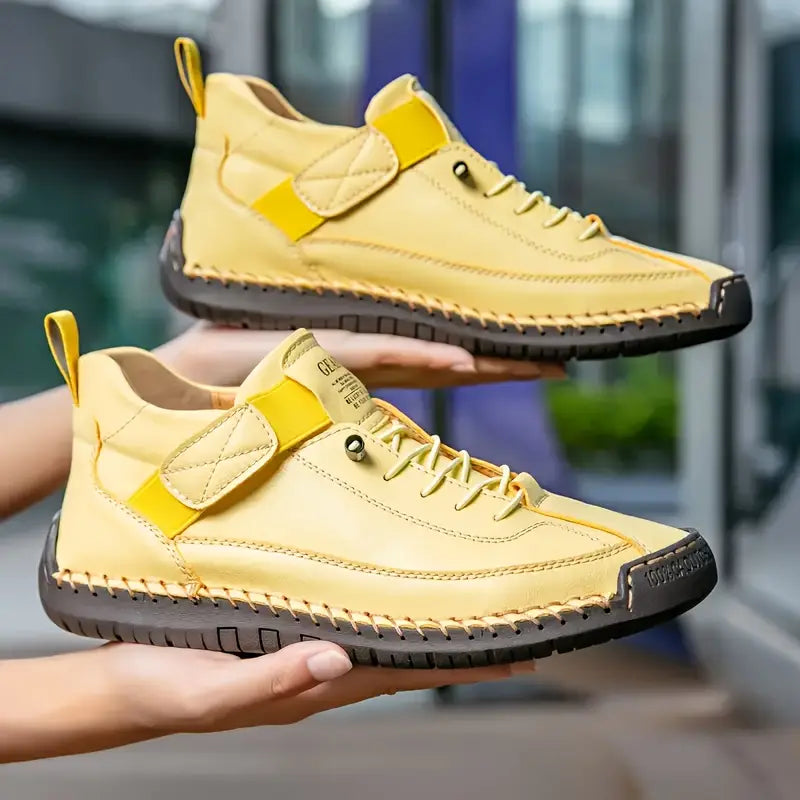 Claudette Fairstone | Orthopedic Sneakers Beige Wide Fit