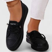 Emmeline Beaufort | White Lace-Up Orthopedic Sneakers