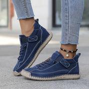 Claudette Fairstone | Orthopedic Sneakers Beige Wide Fit
