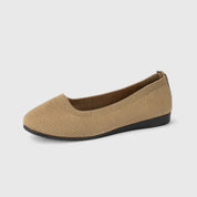 Harriet Lonsdale | Black Knit Ballet Flats with Ergonomic Sole