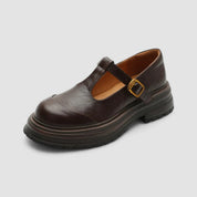 Claudette Hargrove | Orthopedic Brown Mary Jane Flats