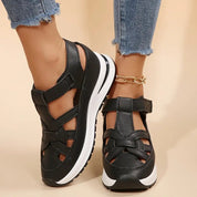 Vivienne Stonefort | White Platform Orthopedic Sandals