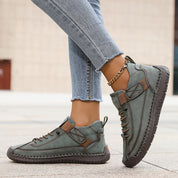 Elspeth Cavendish | Orthopedic Comfort Sneakers in Sage Green
