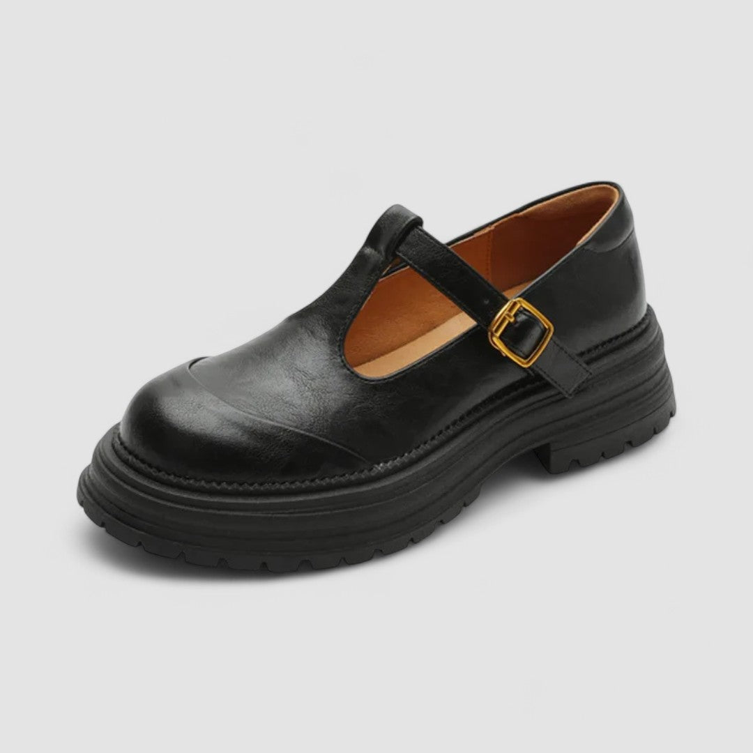 Claudette Hargrove | Orthopedic Brown Mary Jane Flats