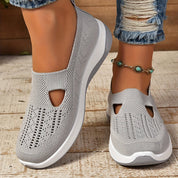 Henriette Vauclaire | Lightweight Knit Slip-On Sneakers for Women