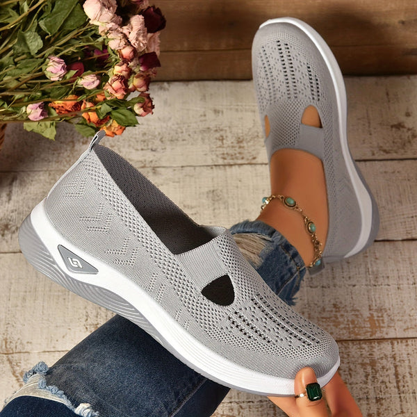 Henriette Vauclaire | Lightweight Knit Slip-On Sneakers for Women