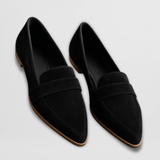 Florianne Kenswick | Orthopedic Soft Suede Loafers in Tan
