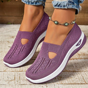 Henriette Vauclaire | Lightweight Knit Slip-On Sneakers for Women