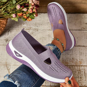 Henriette Vauclaire | Lightweight Knit Slip-On Sneakers for Women