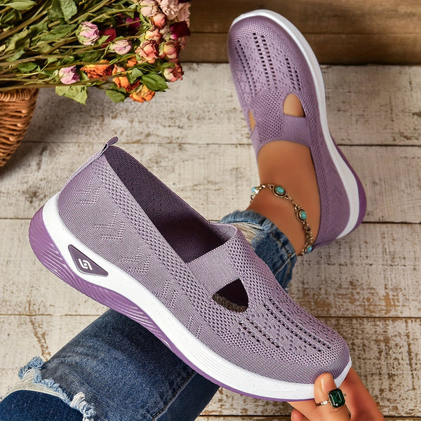 Henriette Vauclaire | Lightweight Knit Slip-On Sneakers for Women