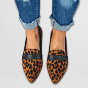 Florianne Kenswick | Orthopedic Soft Suede Loafers in Tan
