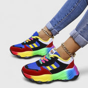 Orlena Fauchette | Rainbow Orthopedic Chunky Sneakers