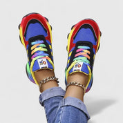 Orlena Fauchette | Rainbow Orthopedic Chunky Sneakers