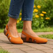 Margot Leclerc | Blue Orthopedic Slingback Sandals for Women