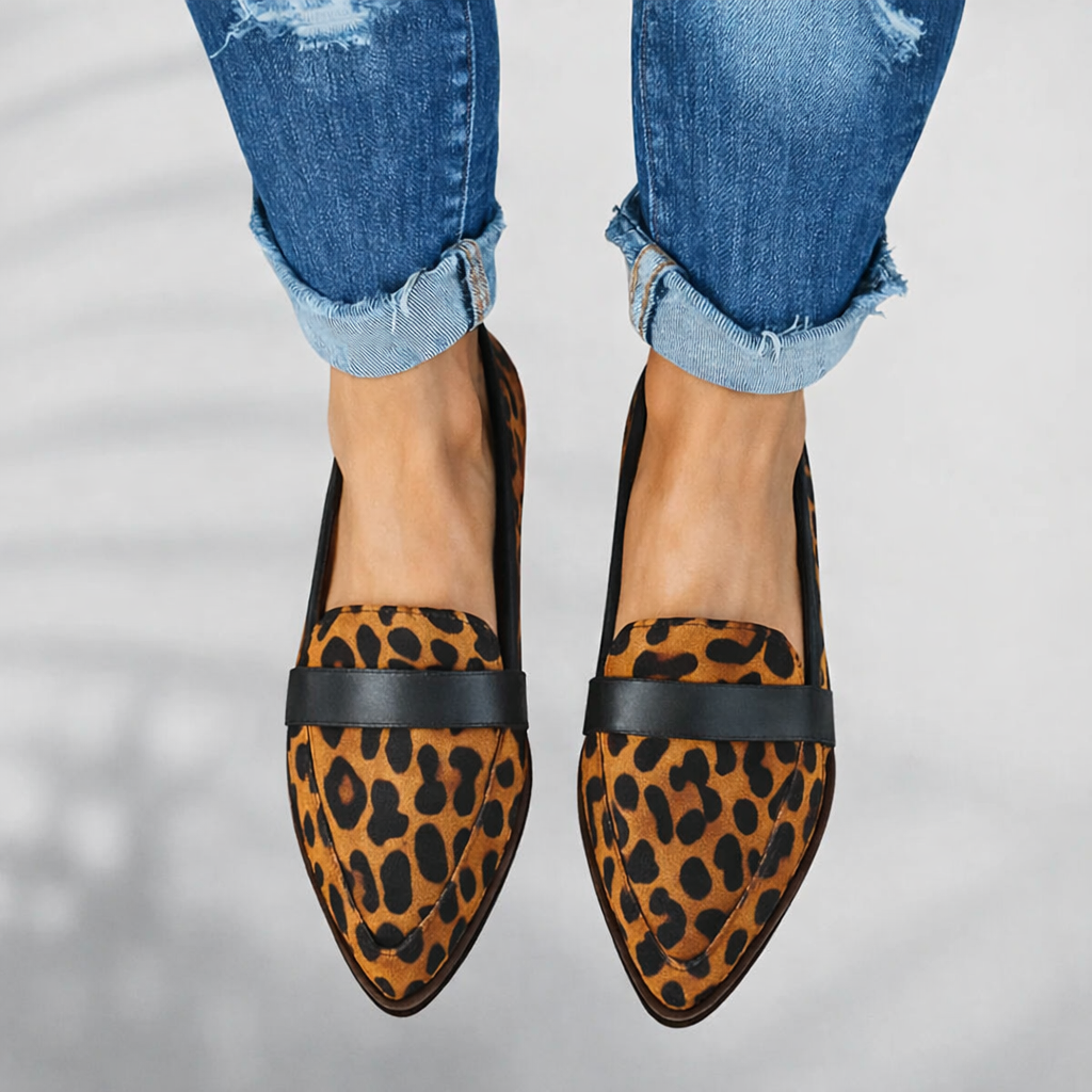 Corinna Ashwell | Black Suede Pointed Toe Loafers