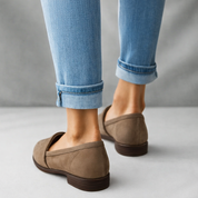 Corinna Ashwell | Black Suede Pointed Toe Loafers