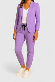 Alexandrine Beaupont | Blue Tailored Blazer & Jogger Co-ord Set