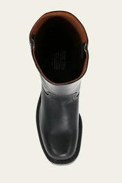 Estelle Vanthorpe | Dark Brown Knee-High Leather Boots Slim Fit