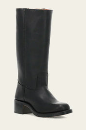 Estelle Vanthorpe | Dark Brown Knee-High Leather Boots Slim Fit