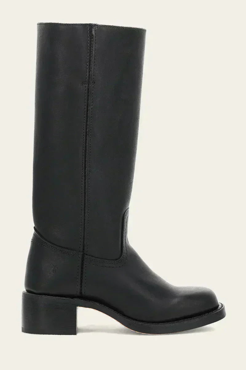Estelle Vanthorpe | Dark Brown Knee-High Leather Boots Slim Fit