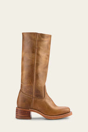 Estelle Vanthorpe | Dark Brown Knee-High Leather Boots Slim Fit