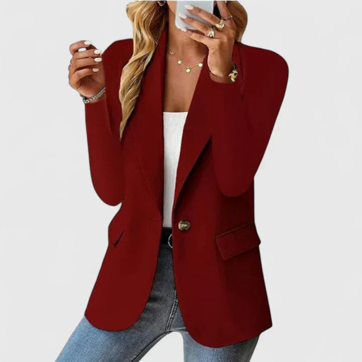 Antoinette Rivière | Classic Black Single-Button Blazer