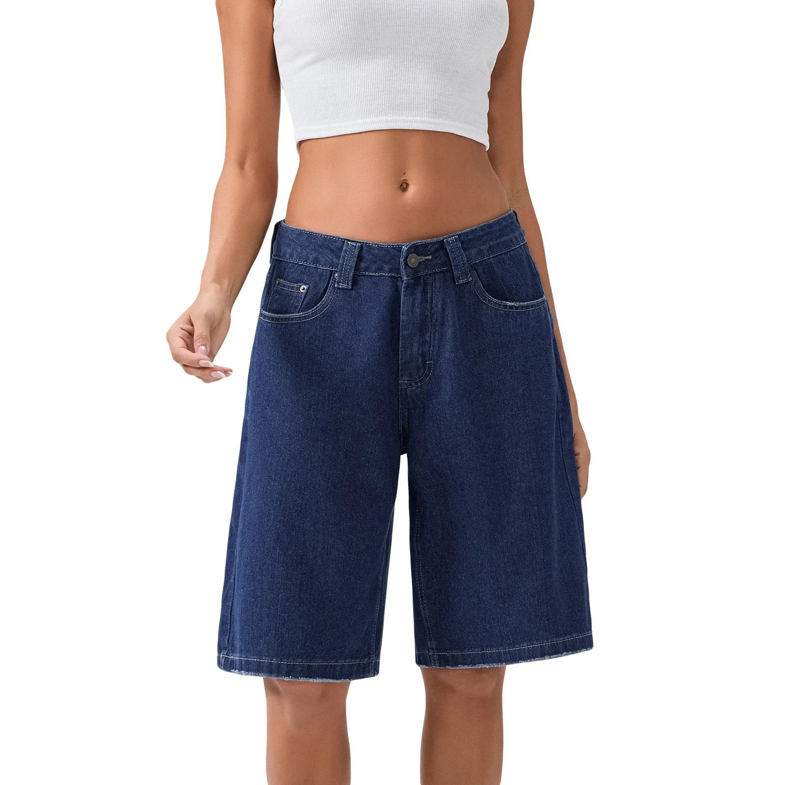 Corinthia Blackmore | 90's Low Rise Relaxed Denim Shorts