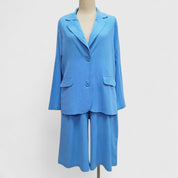 Fleur Montvallon | Coral Pink Linen Blazer & Shorts Matching Set