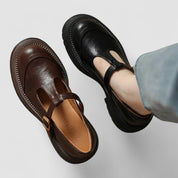 Claudette Hargrove | Orthopedic Brown Mary Jane Flats