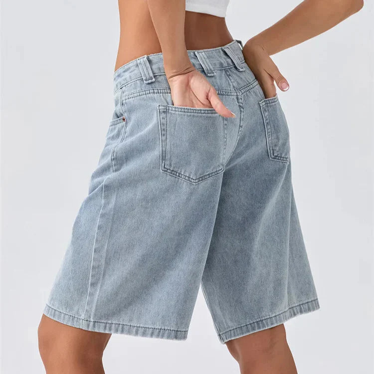 Corinthia Blackmore | 90's Low Rise Relaxed Denim Shorts