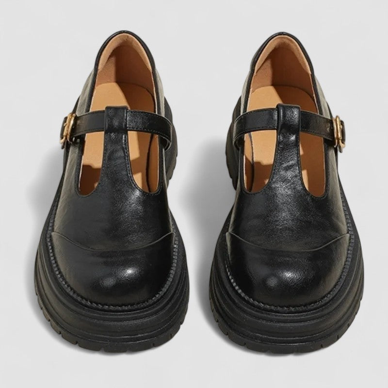 Claudette Hargrove | Orthopedic Brown Mary Jane Flats