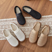 Théodore Blanchard | Beige Mesh Slip-On Clogs with Heel Strap