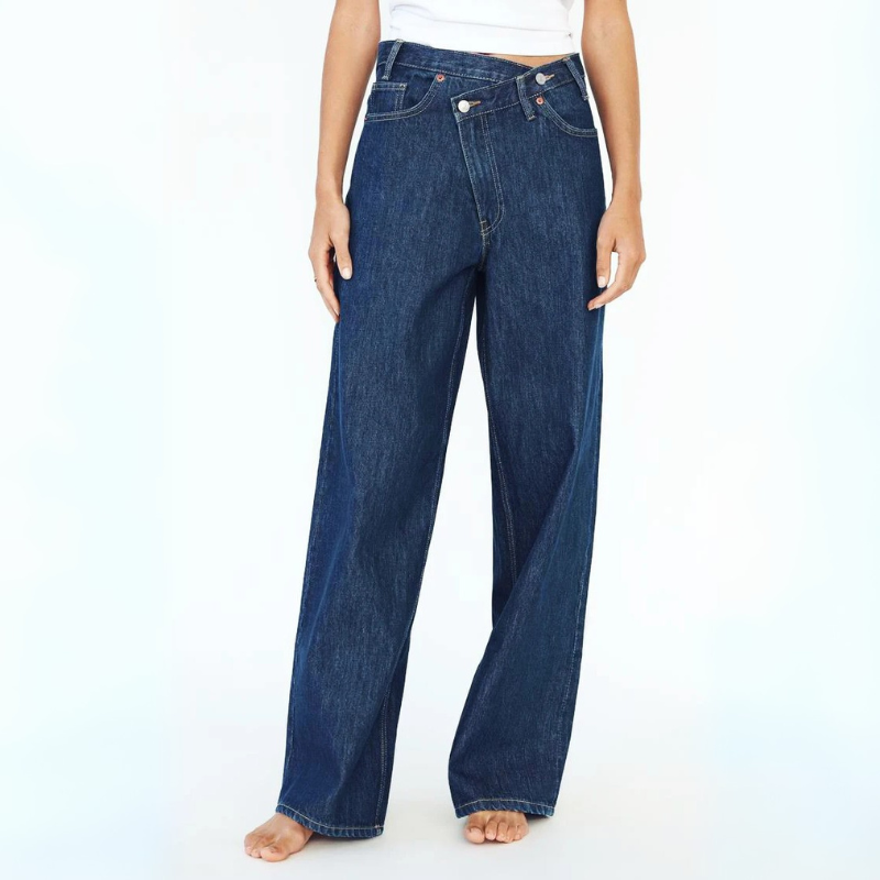 Christiane Bellefort | High-Rise Wide-Leg Light Wash Jeans