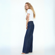 Christiane Bellefort | High-Rise Wide-Leg Light Wash Jeans