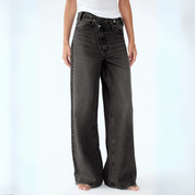Christiane Bellefort | High-Rise Wide-Leg Light Wash Jeans