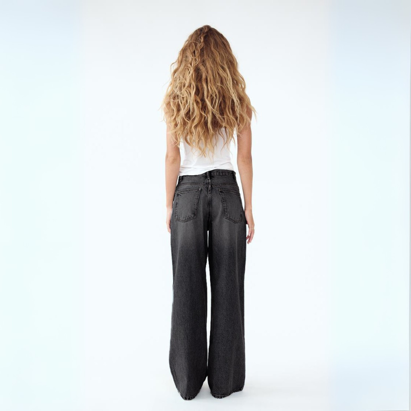 Christiane Bellefort | High-Rise Wide-Leg Light Wash Jeans