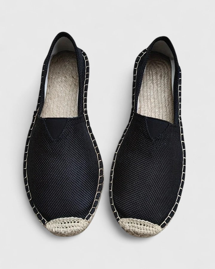 Lucienne Vosburgh | White Canvas Espadrille Loafers