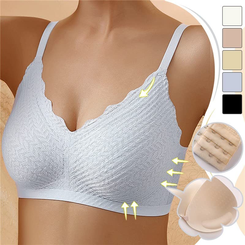 Clarisse Montvalois | Black Lace Wireless V-Neck Bra