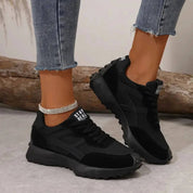 Claudine Ravensholme | Green & Tan Orthopedic Lace-Up Sneakers