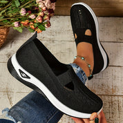 Henriette Vauclaire | Lightweight Knit Slip-On Sneakers for Women