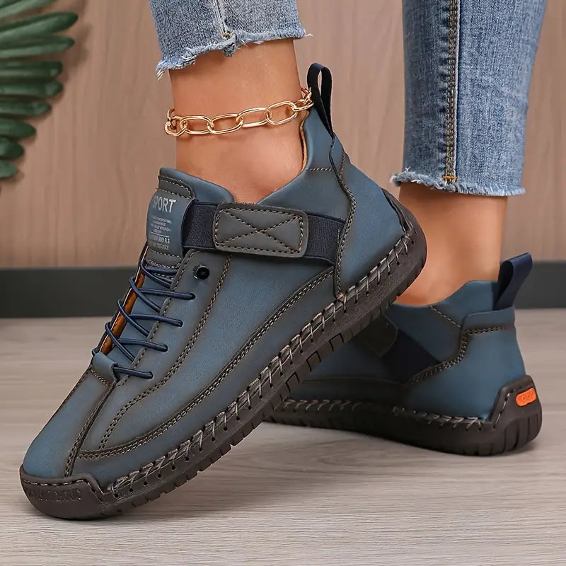 Claudette Fairstone | Orthopedic Sneakers Beige Wide Fit