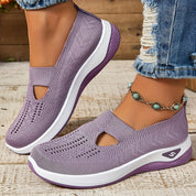 Henriette Vauclaire | Lightweight Knit Slip-On Sneakers for Women