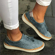 Colette Brennan | Women's Orthopedic Slip-On Sneakers in Olive Suede