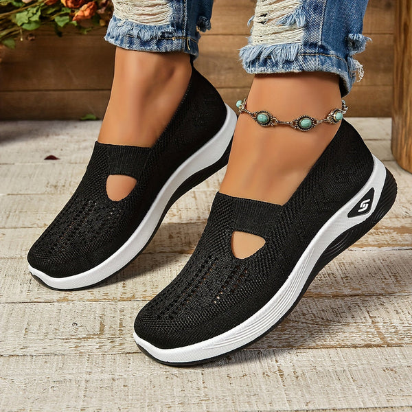 Henriette Vauclaire | Lightweight Knit Slip-On Sneakers for Women