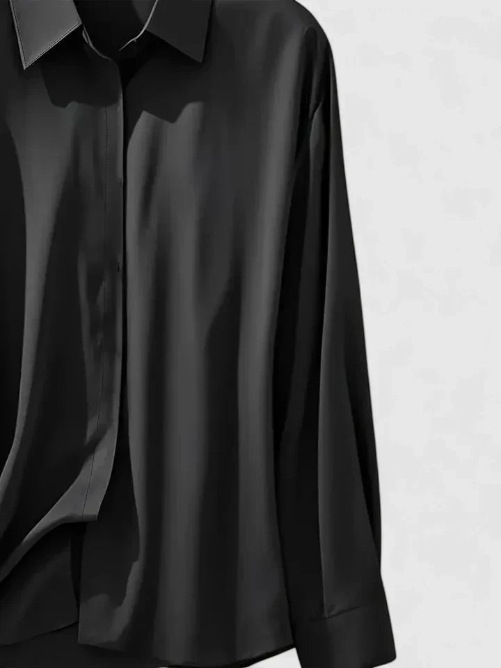 Rosalind Fairverne | White Long Sleeve Button-Down Shirt