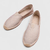 Lucienne Vosburgh | White Canvas Espadrille Loafers